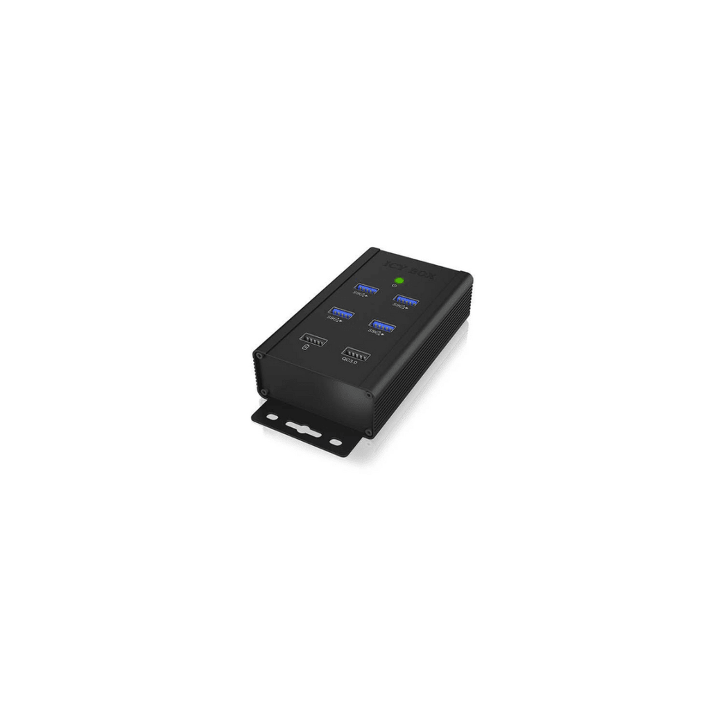4 Poorten Hub USB 3.0 Zwart