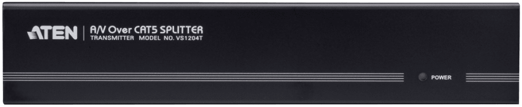 4-poorts VGA/audio Cat 5-splitser