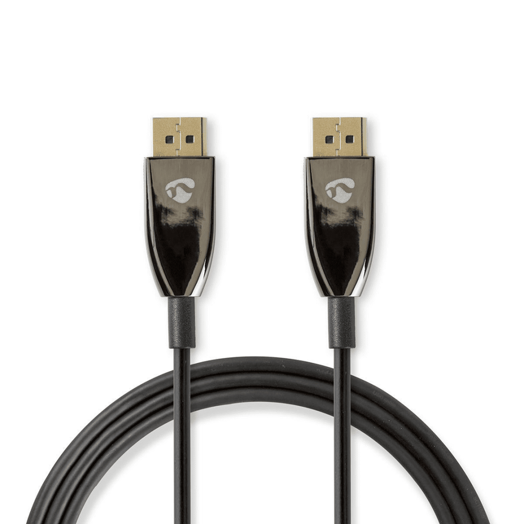 Actieve Optische DisplayPort-Kabel DisplayPort 1.4 DisplayPort Male DisplayPort Male 32.4 Gbps 15.0 m Rond PVC Zwart Gift Box