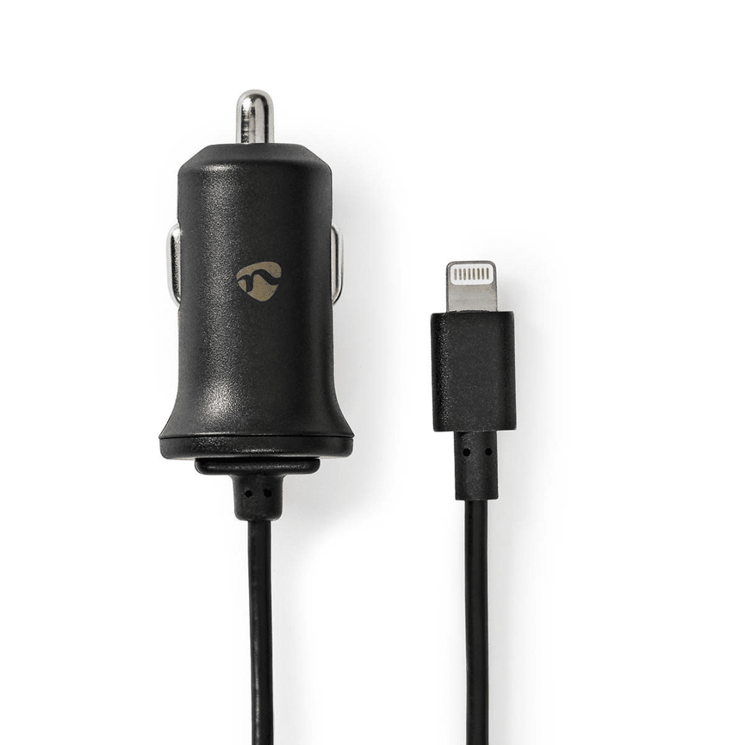 Autolader 12 W 1x 2.4 A Outputs: 1 Lightning 8-Pins Kabel 1.00 m Single Voltage Output