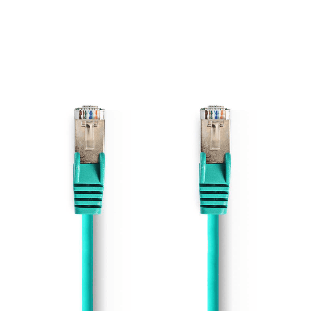 CAT5e Netwerkkabel SF/UTP RJ45 Male RJ45 Male 3.00 m Rond PVC Groen Polybag