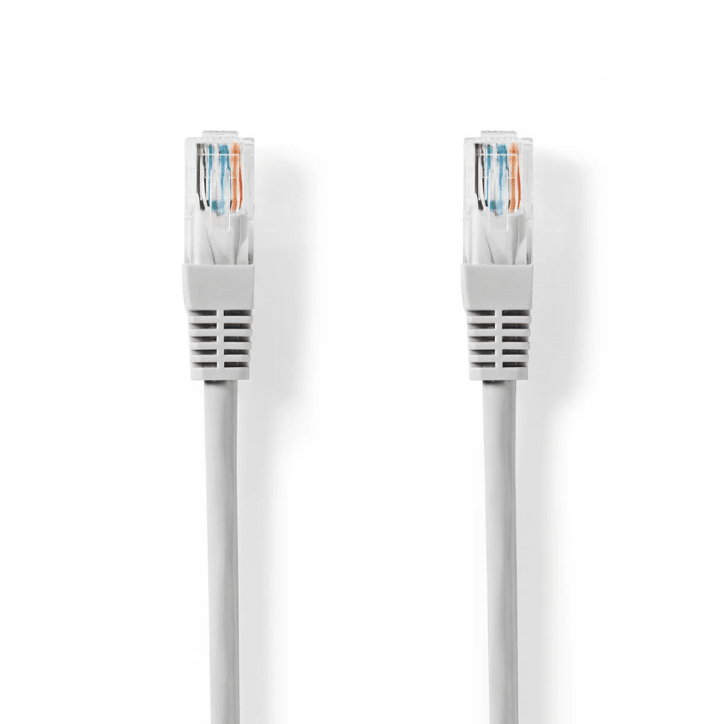 CAT5e Netwerkkabel U/UTP RJ45 Male RJ45 Male 0.50 m Rond PVC Grijs Label