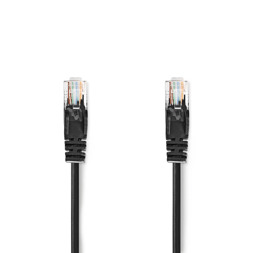 CAT5e Netwerkkabel U/UTP RJ45 Male RJ45 Male 5.00 m Rond PVC Zwart Envelop
