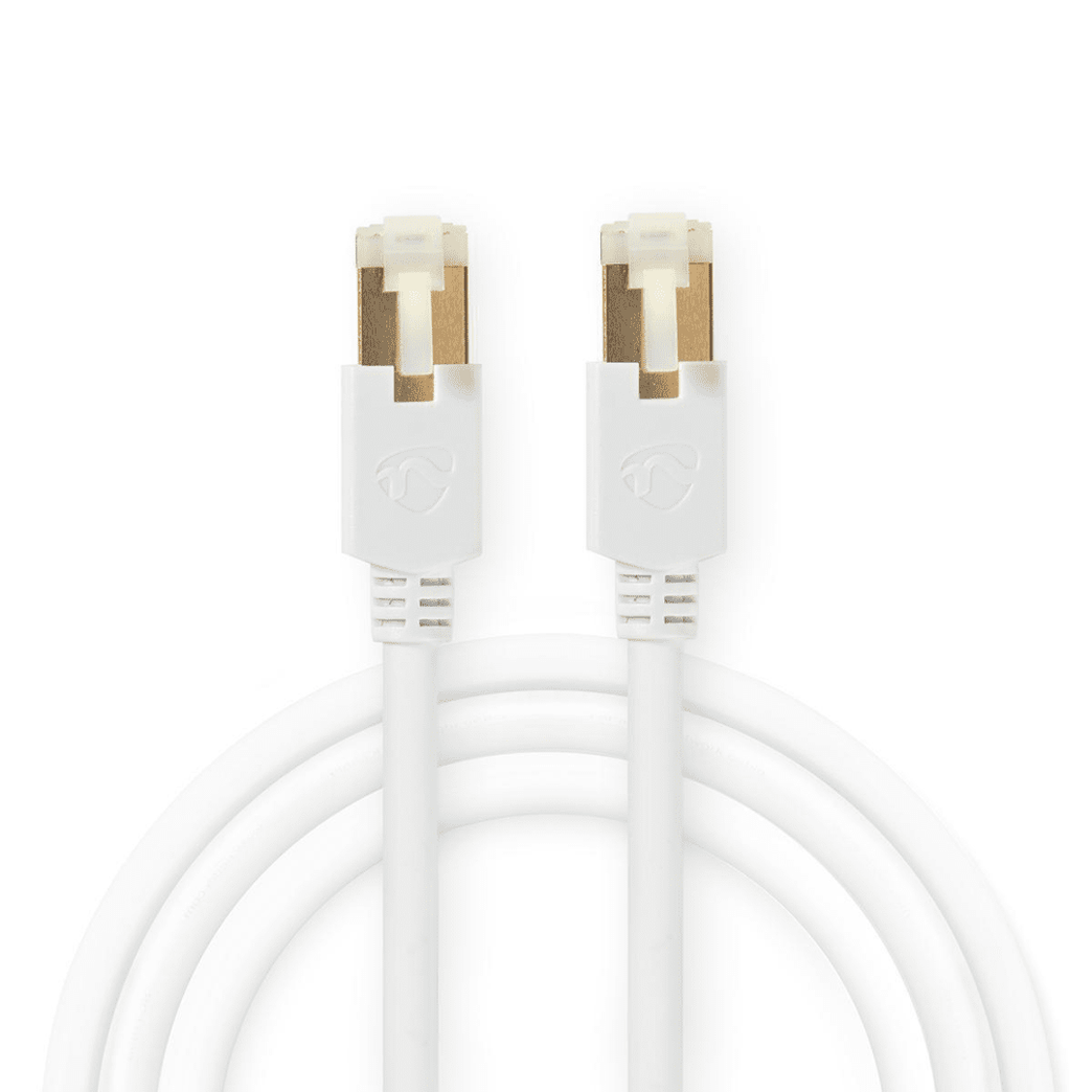 CAT6 Netwerkkabel RJ45 Male RJ45 Male F/UTP 10.0 m Rond LSZH / PVC Wit Window Box