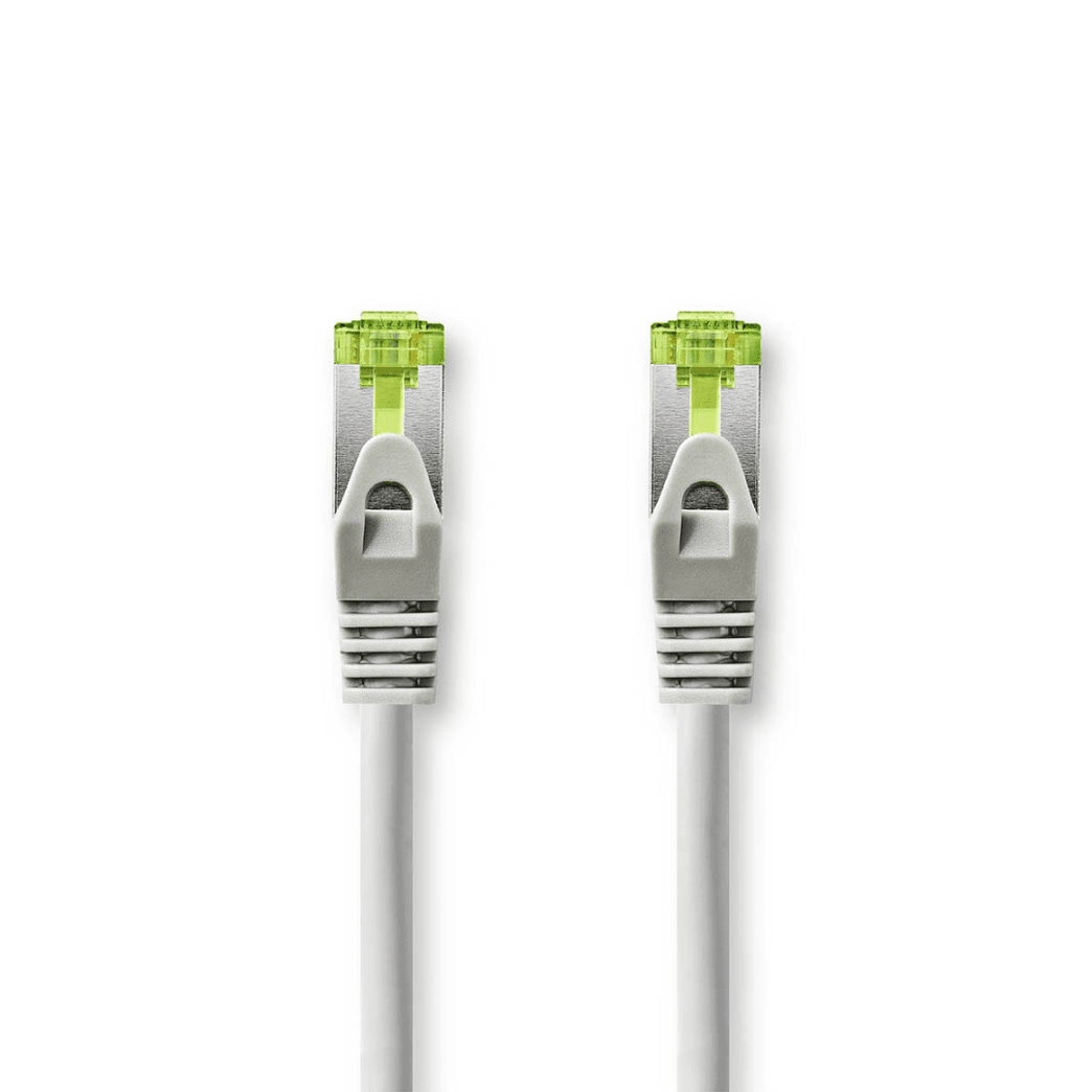 CAT7 Netwerkkabel S/FTP RJ45 Male RJ45 Male 1.00 m Snagless Rond LSZH Grijs Doos