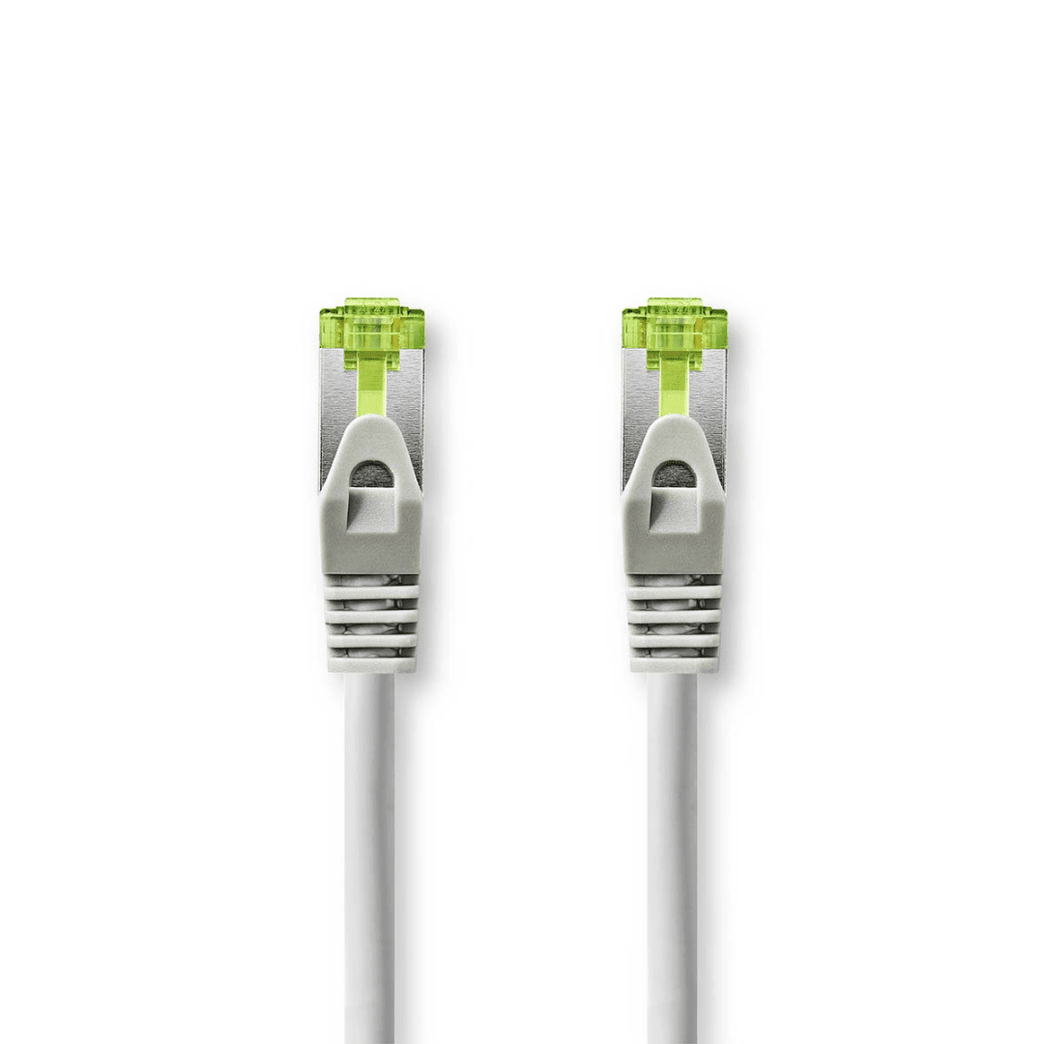 CAT7 Netwerkkabel S/FTP RJ45 Male RJ45 Male 5.00 m Snagless Rond LSZH Grijs Doos