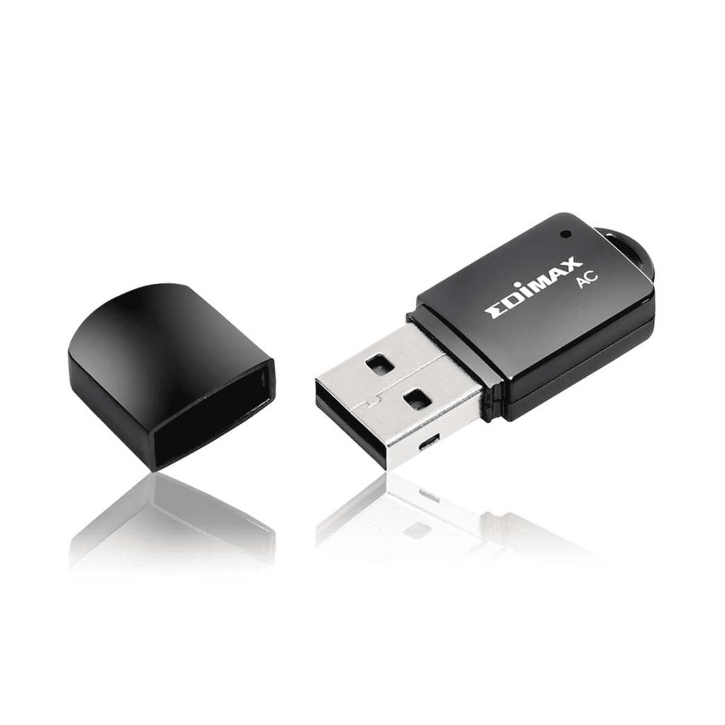 Draadloze USB-Adapter AC600 2.4/5 GHz Dual Band Zwart