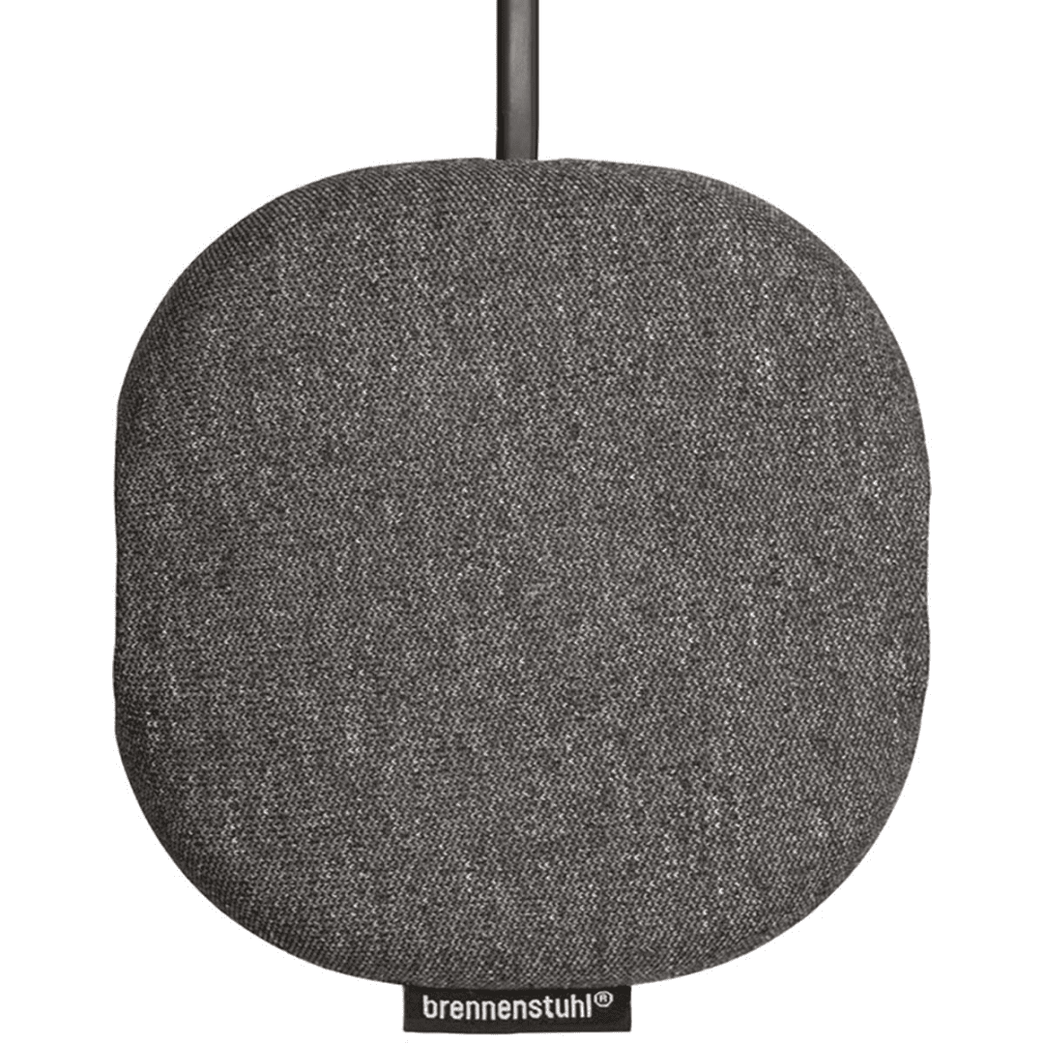 Estilo laadstation met textieloppervlak stekkerdoos met 1x Eurostekker en 2x USB-lader inclusief klittenbandsluitingen