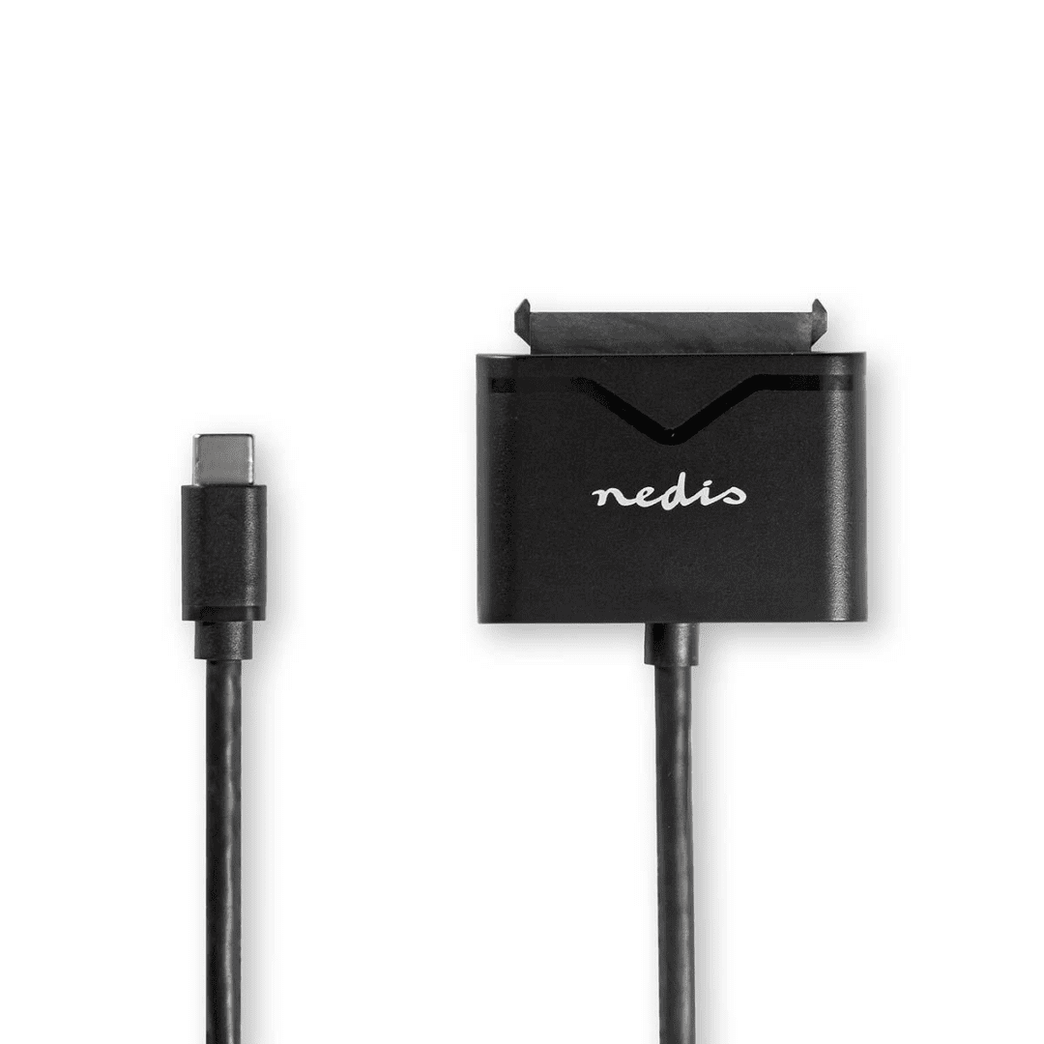 Hardeschijfadapter USB-C SATA Universeel Met Voedingsadapter