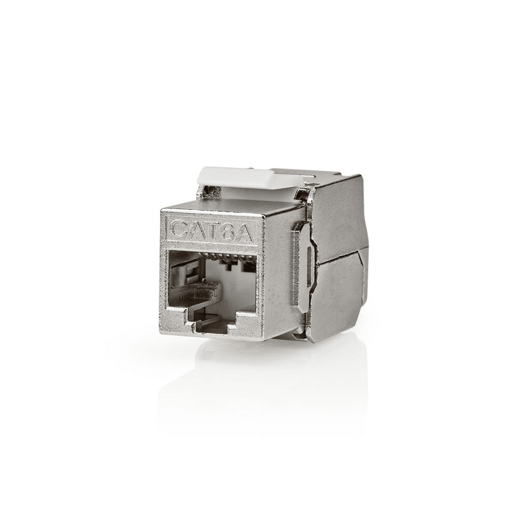 Keystone CAT6a RJ45 Female S/FTP Metaal Doos