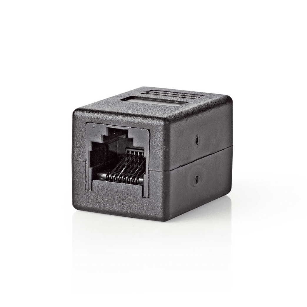 Netwerkkoppeling CAT6 Onafgeschermd RJ45 Female RJ45 Female Recht ABS Doos