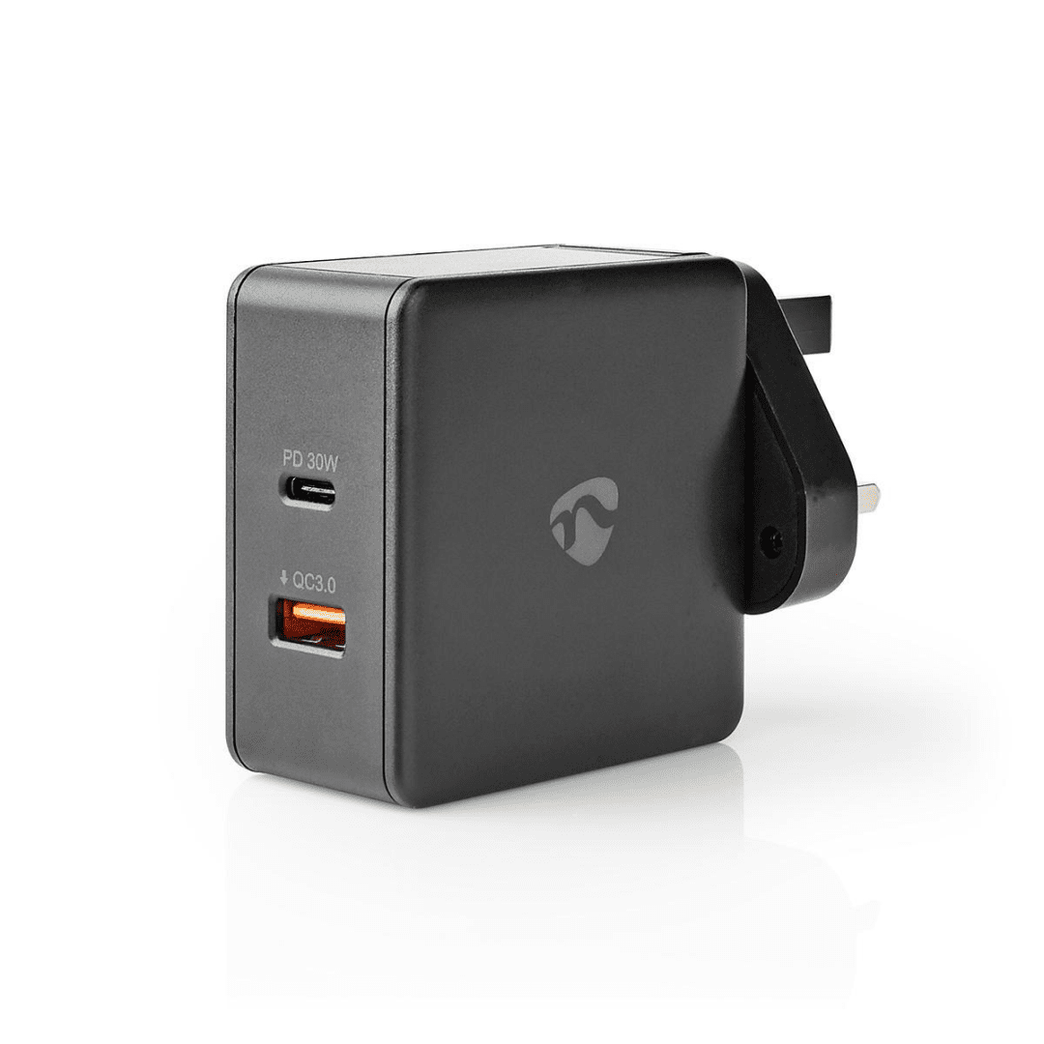 Oplader 48 W Snellaad functie 2x 3.0 A Outputs: 2 USB-A / USB-C Geen Kabel Inbegrepen Automatische Voltage Selectie