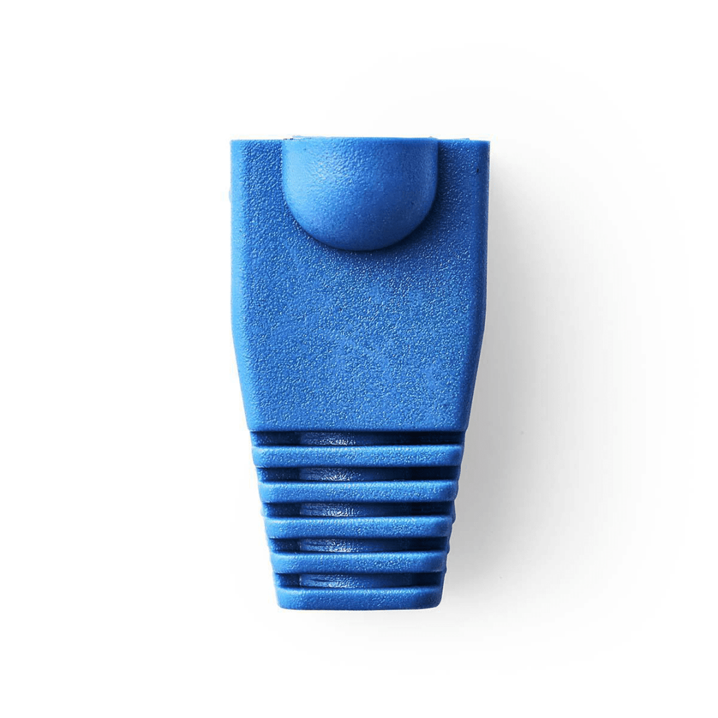 Trekontlasting RJ45 PVC Blauw Polybag 10 Stuks