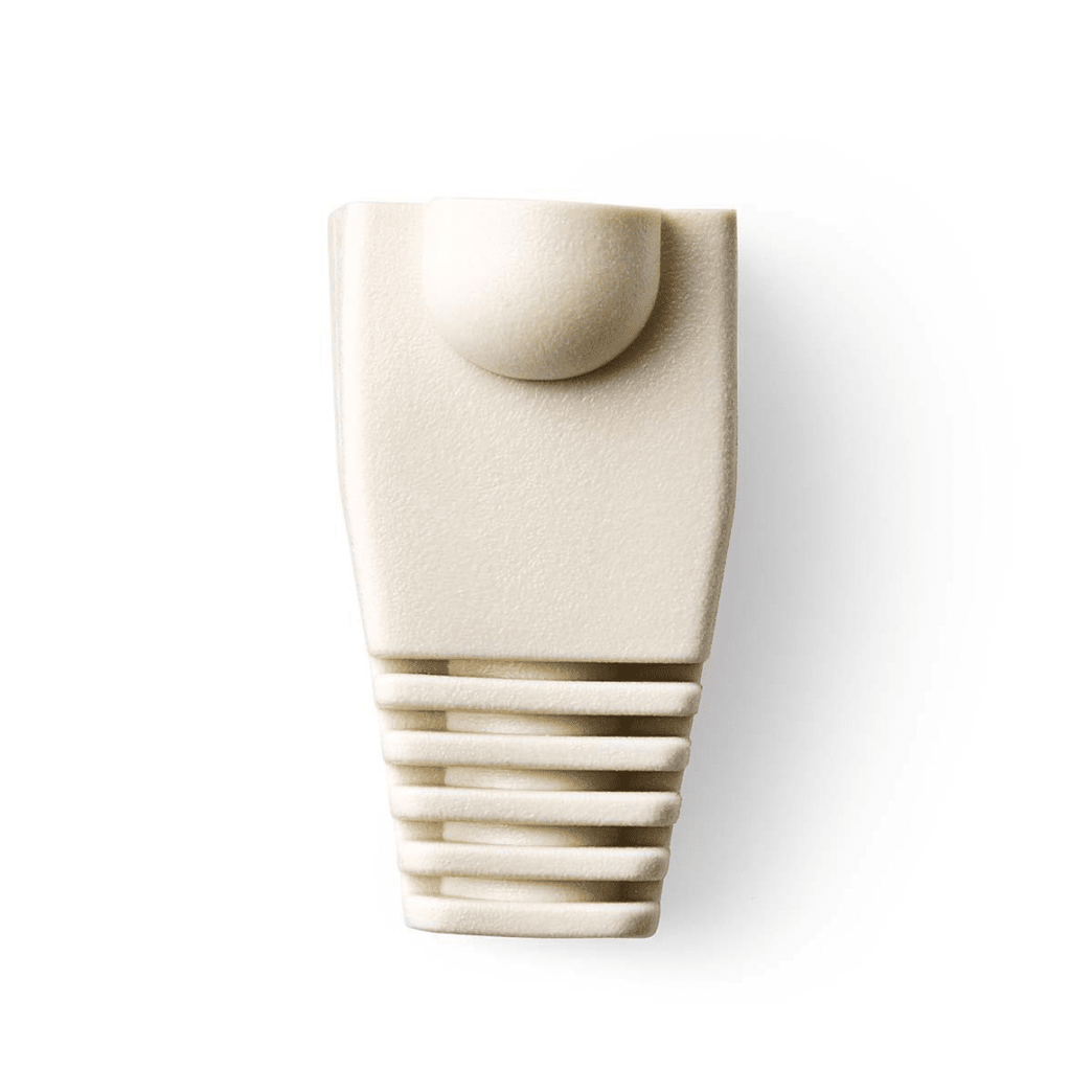 Trekontlasting RJ45 PVC Wit Polybag 10 Stuks