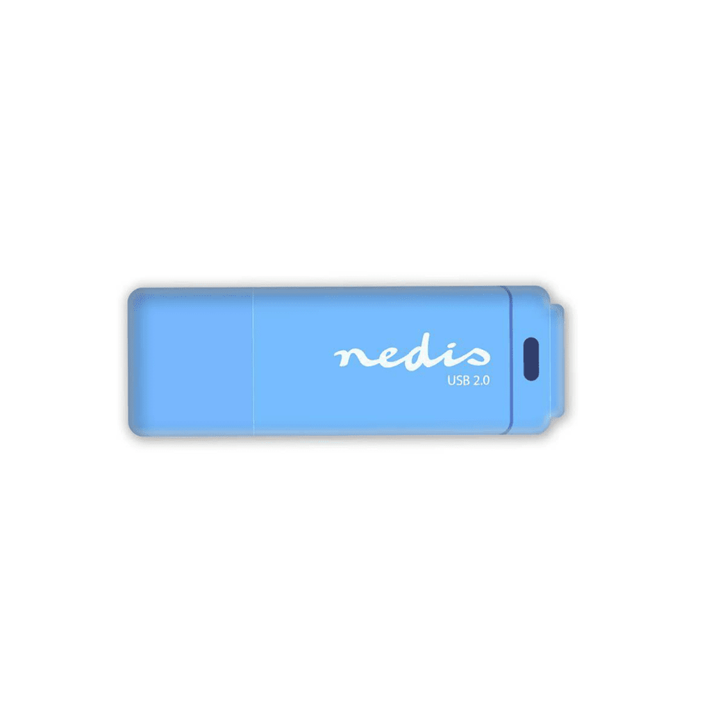 USB 2.0-stick 16GB 12 Mbps lezen / 3 Mbps schrijven Blauw