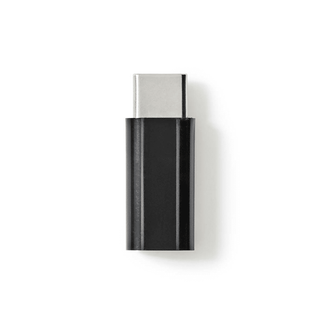 USB-C Adapter USB 2.0 USB-C Male USB Micro-B Female 480 Mbps Rond Verguld Antraciet Doos