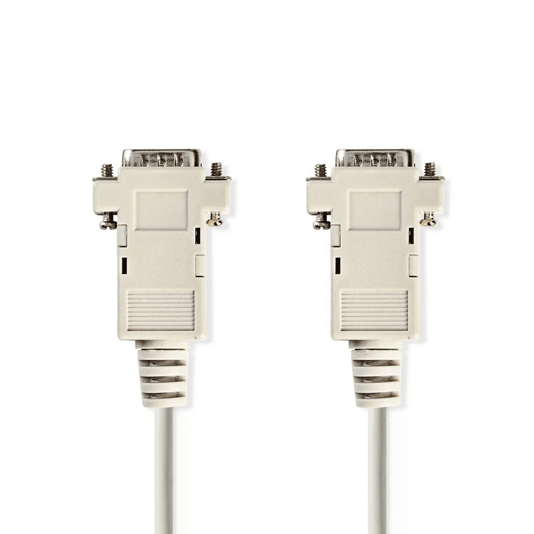 VGA-Kabel VGA Male VGA Male Vernikkeld Maximale resolutie: 1024x768 2.00 m Rond ABS Ivoor Polybag
