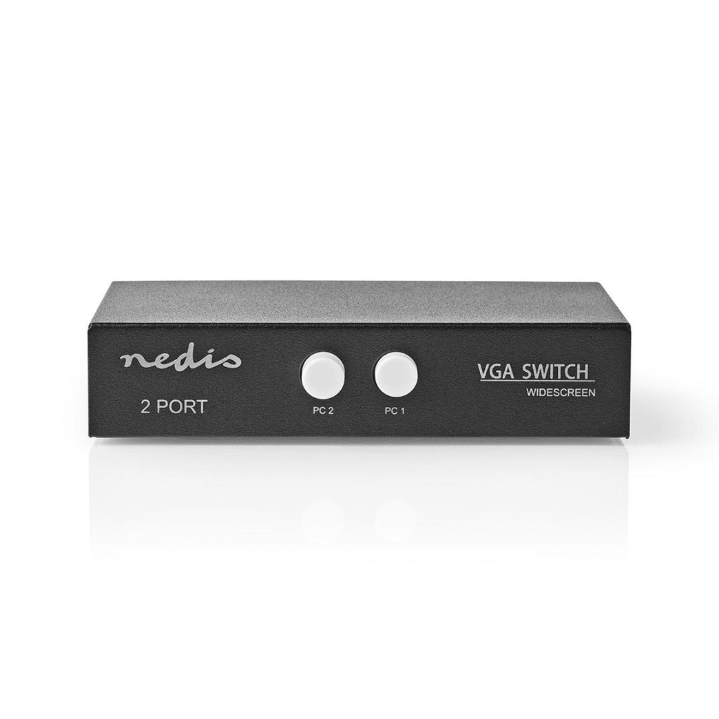 VGA-Switch 2 poort en Maximale resolutie: 2560x1600 500 mHz