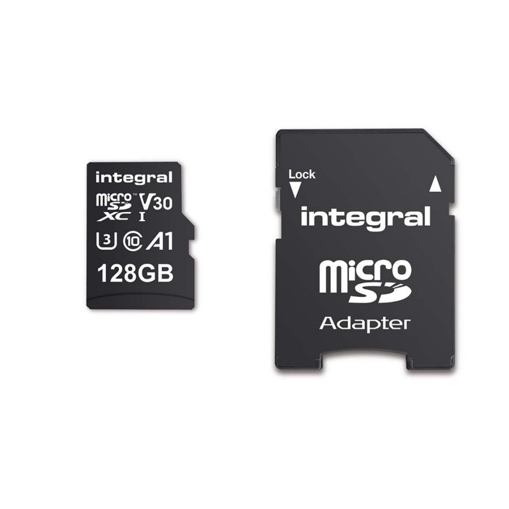128 GB High Speed microSDHC/XC V30 UHS-I U3-geheugenkaart