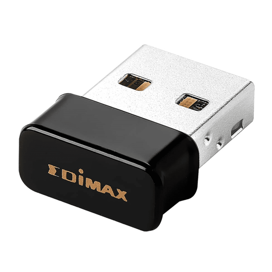 2-in-1 N150 Wi-Fi & Bluetooth 4.0 Nano USB Adapter 2.4 GHz Zwart