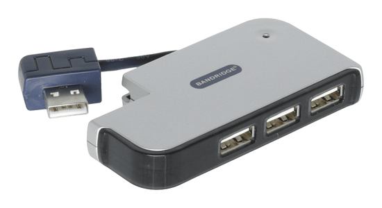 4-Poorts USB2.0-hub voor Notebook