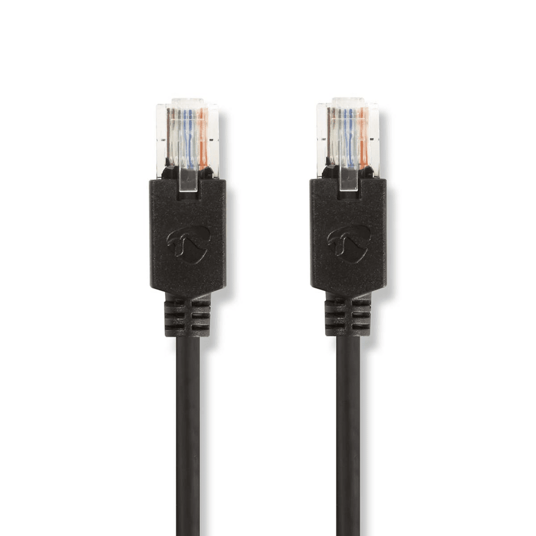 CAT5e Netwerkkabel U/UTP RJ45 Male RJ45 Male 5.00 m Rond LSZH Antraciet Window Box