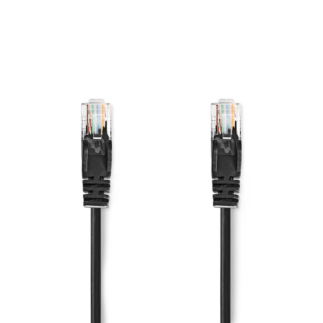 CAT5e Netwerkkabel U/UTP RJ45 Male RJ45 Male 5.00 m Rond PVC Zwart Envelop