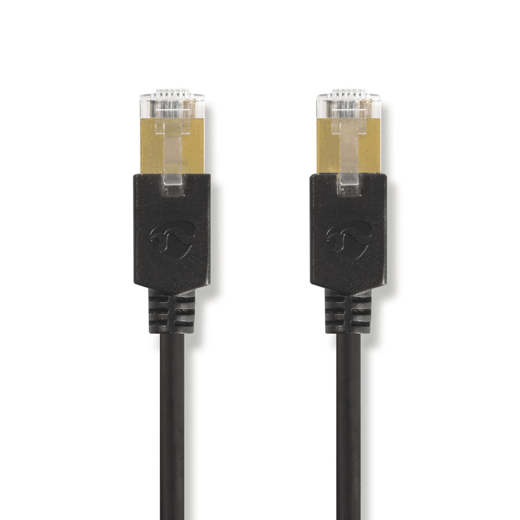 CAT6 Netwerkkabel RJ45 Male RJ45 Male F/UTP 3.00 m Rond LSZH / PVC Antraciet Window Box