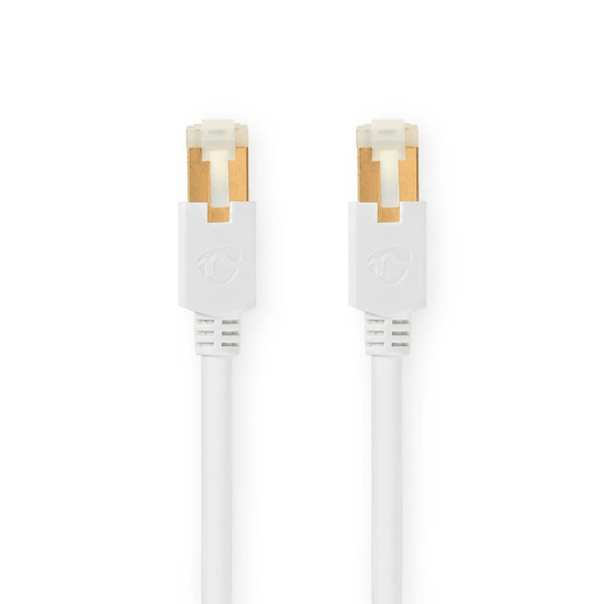 CAT6 Netwerkkabel RJ45 Male RJ45 Male S/FTP 15.0 m Rond LSZH / PVC Wit Window Box
