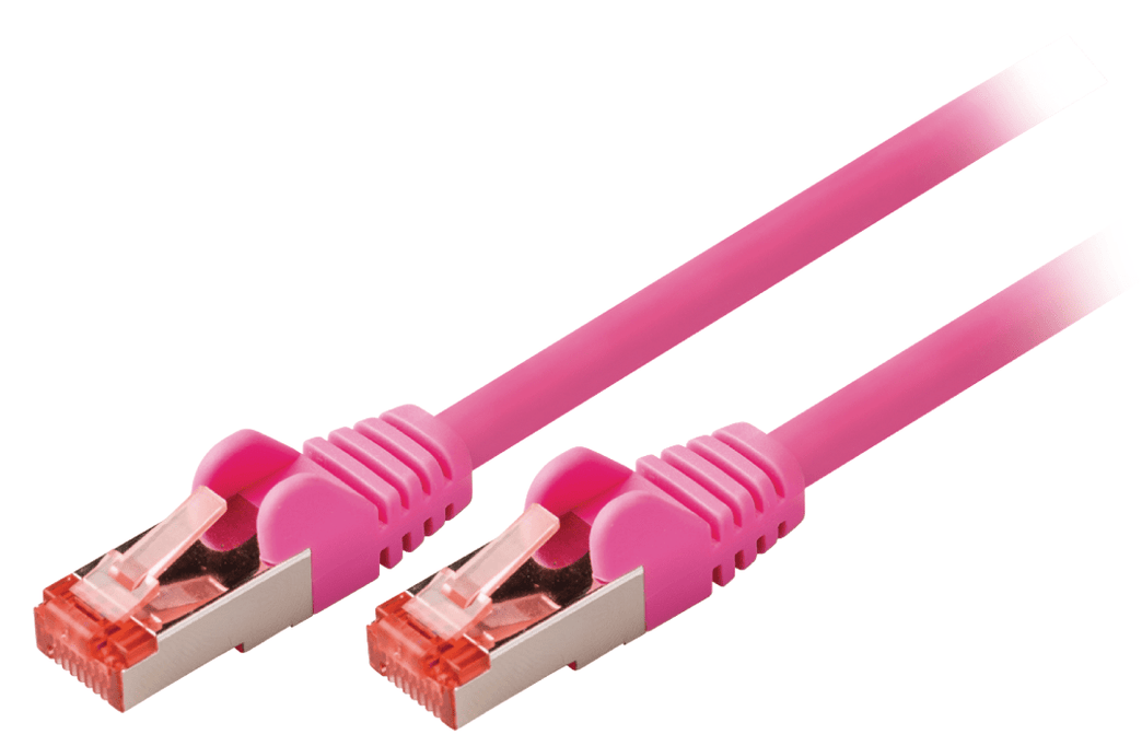 CAT6 S/FTP Netwerkkabel RJ45 8/8 Male - RJ45 8/8 Male 7.50 m Roze
