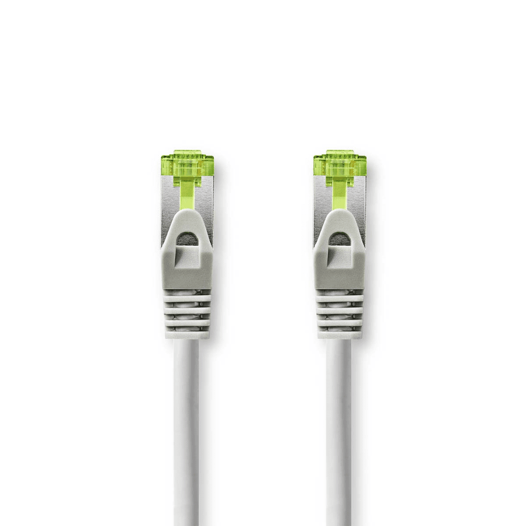 CAT7 Netwerkkabel S/FTP RJ45 Male RJ45 Male 1.00 m Snagless Rond LSZH Grijs Doos