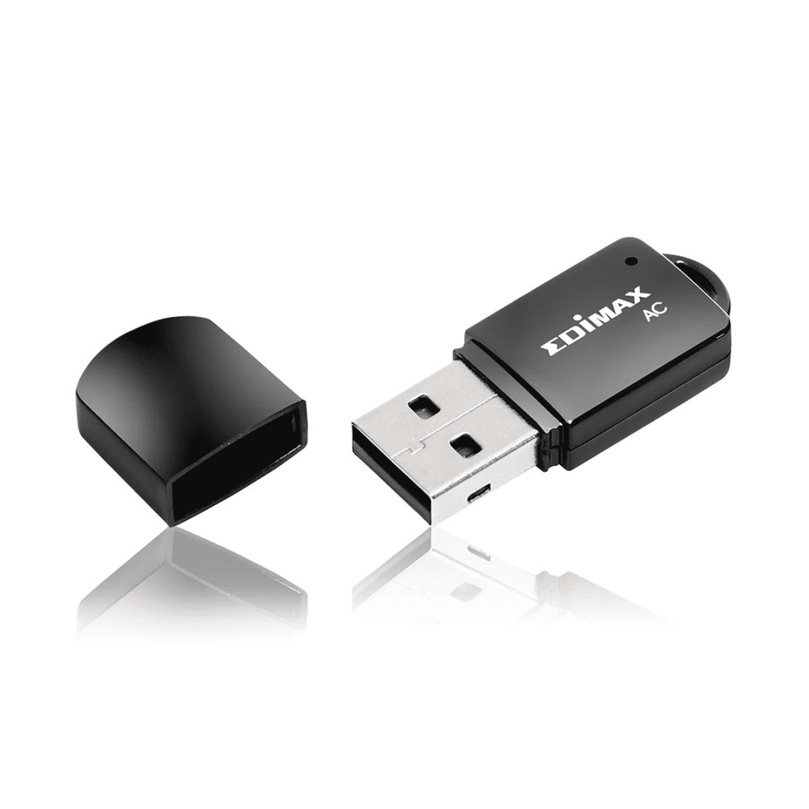 Draadloze USB-Adapter AC600 2.4/5 GHz Dual Band Zwart