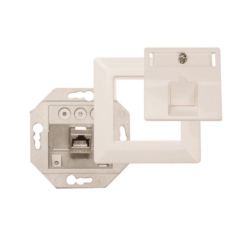 IDC 1000M Datawandcontactdoos CAT6A - wit Shopconcept