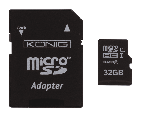 microSDHC Geheugenkaart Klasse UHS-I 32 GB