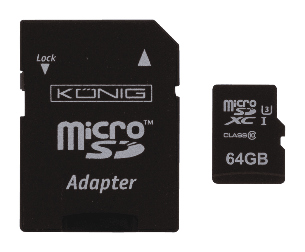 microSDXC Geheugenkaart Klasse UHS-I 64 GB