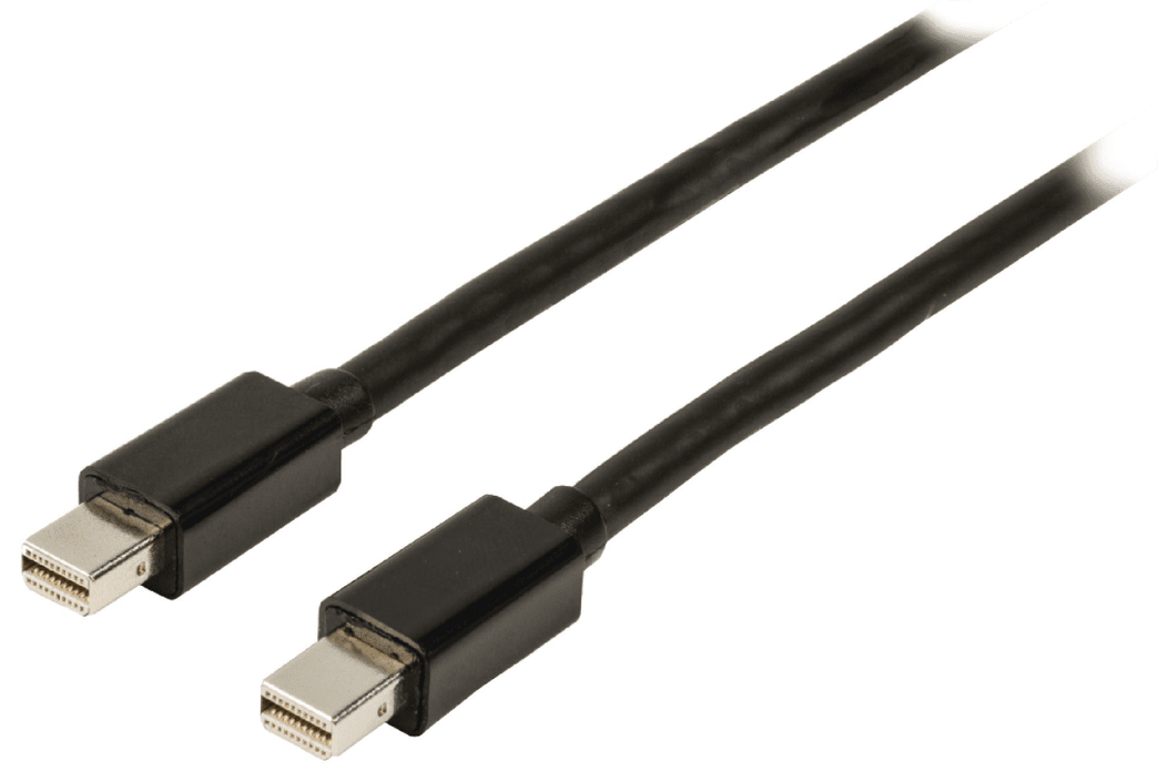 Mini DisplayPort Kabel Mini-DisplayPort Male - Mini-DisplayPort Male 3.00 m Zwart