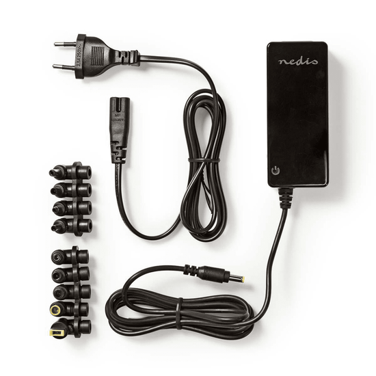 Notebook-Adapter Universeel met 10 Stekkers 70 W Uitgang 15 V - 19,5 V