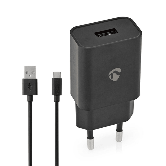 Oplader 12 W Snellaad functie 1x 2.4 A Outputs: 1 USB-A USB Type-C Los Kabel 1.00 m Single Voltage Output