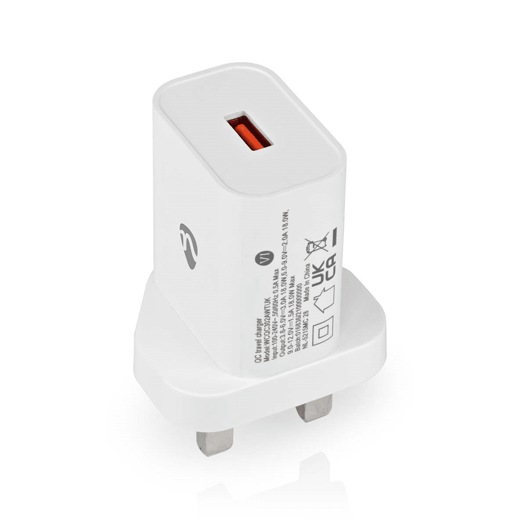 Oplader 18 W Snellaad functie 3.0 A Outputs: 1 USB-A Automatische Voltage Selectie