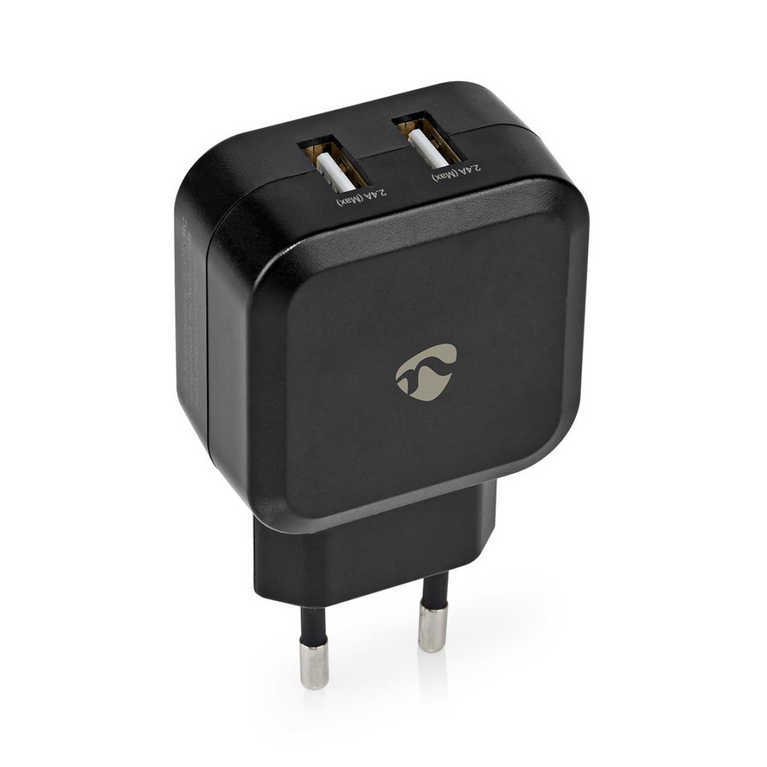 Oplader 24 W Snellaad functie 2x 2.4 A Outputs: 2 2x USB-A Geen Kabel Inbegrepen Single Voltage Output