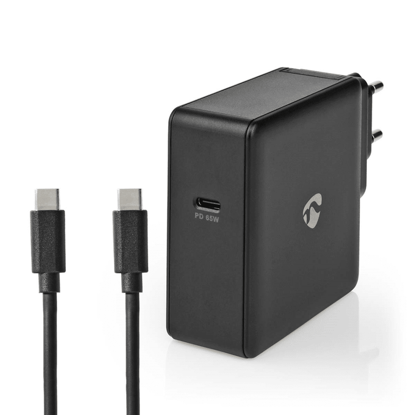 Oplader Snellaad functie PD3.0 27W / PD3.0 36W / PD3.0 45W / PD3.0 65W 3,0 A / 3,25 A A Outputs: 1 USB-C USB Type-C Los Kabel 3.00 m 65 W Automatische Voltage Selectie