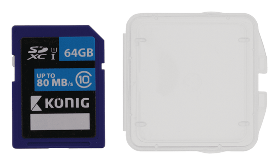 SDXC Geheugenkaart Klasse UHS-I 64 GB