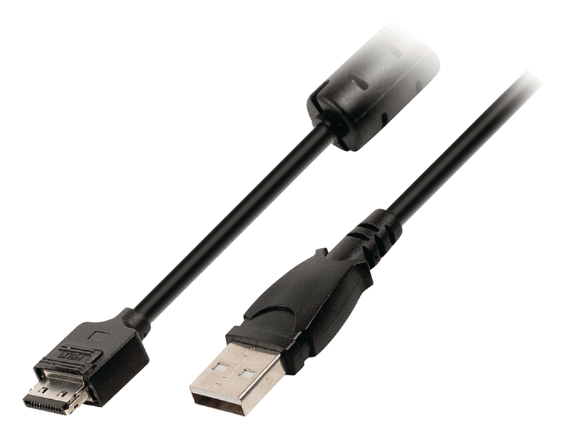 USB 2.0 Kabel USB A Male - Canon 12-Pins Male 2.00 m Zwart