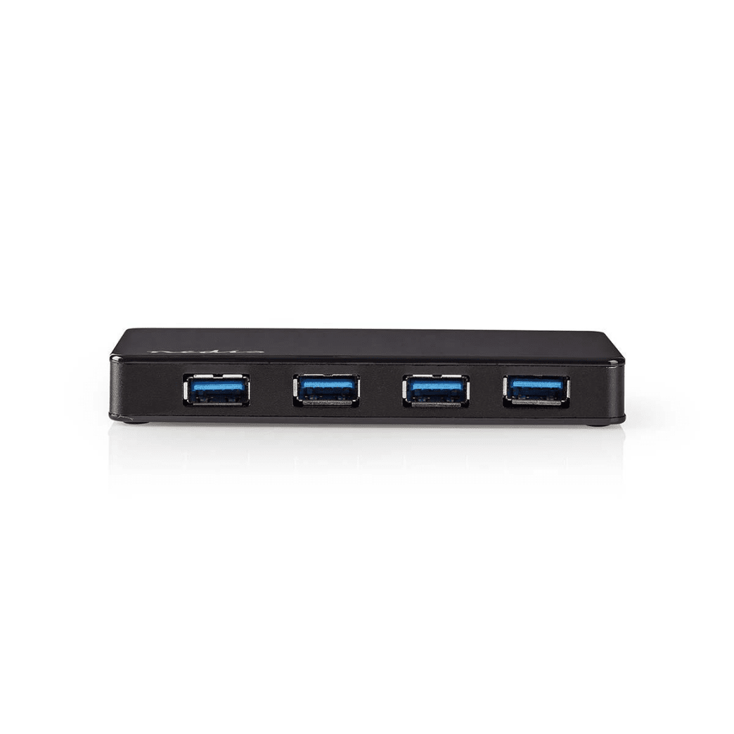 USB-Hub USB-A Male 4x USB A Female 4-Poorts poort en USB 3.2 Gen 1 Netvoeding / USB Gevoed 4x USB