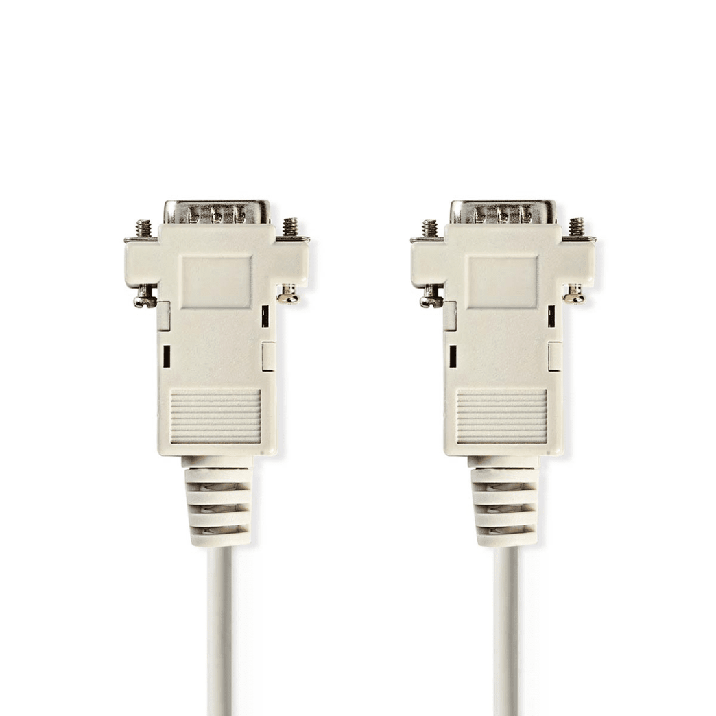 VGA-Kabel VGA Male VGA Male Vernikkeld Maximale resolutie: 1024x768 2.00 m Rond ABS Ivoor Polybag